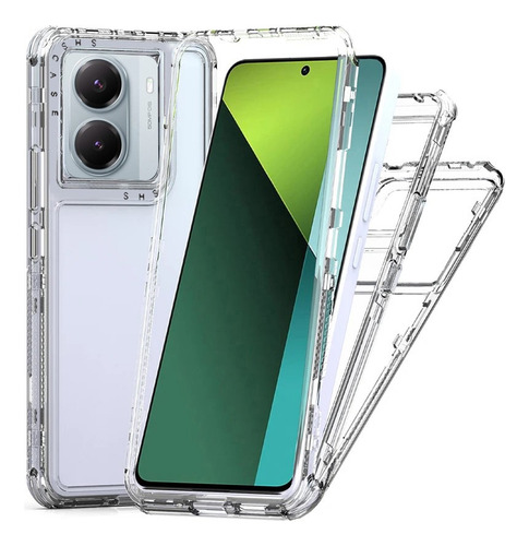 For Xiaomi Poco X7 Pro 5g Rudo Uso Funda Case Cristal
