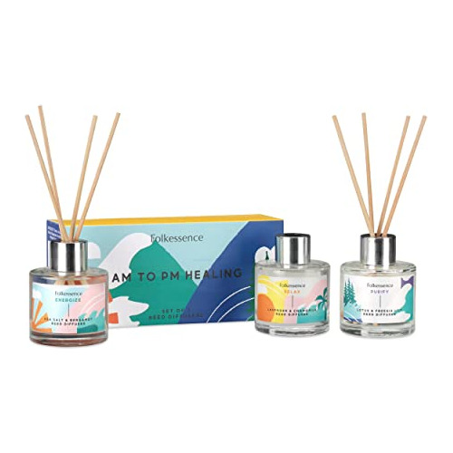 Reed Diffuser Set Of 3 With Sticks For Home, 5.1 Fl Oz ...