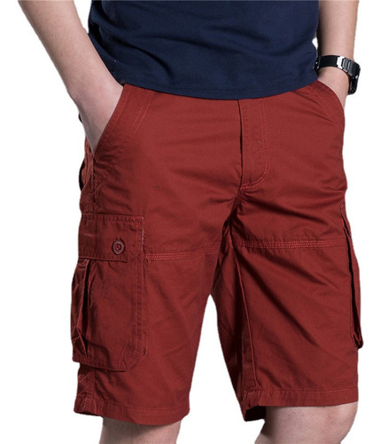 Capris Delgados Y Sueltos De Verano Para Hombre De Talla Gra