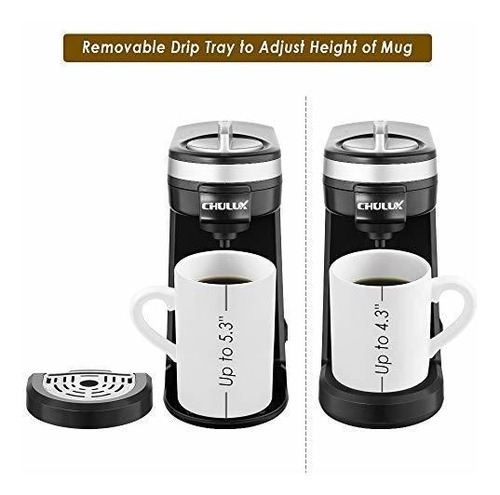 Cafetera Para Capsula De Una Taza Con Deposito De 12 Onzas,