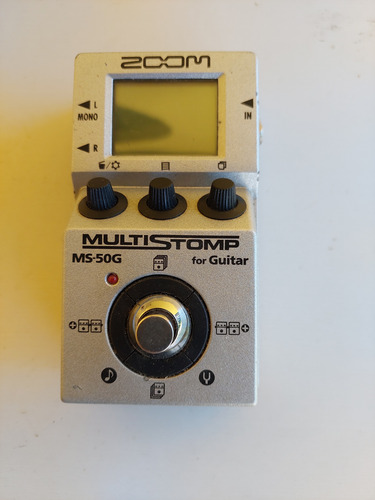Pedal Zoom Multistomp Ms-50g Efeito Prateado Prateado (Usado)