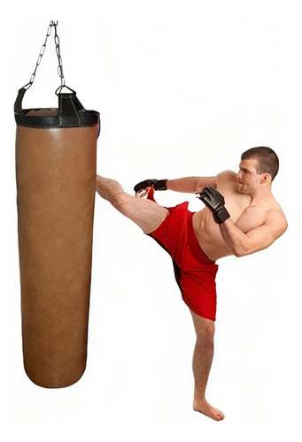 Puching Ball Saco De Boxeo Profesional 100% Cuero 1.45cm