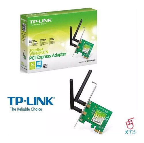 Tarjeta Pci Expres Adaptador Tp-link Tl-wn881nd Wireless Ccc