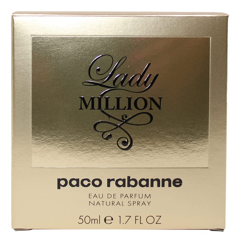 Perfume Lady Million De Paco Rabanne, 50 Ml, Para Mujer
