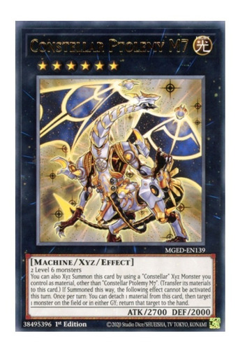 Yugioh Constellar Ptolemy M7 - Mged-en139 Rare