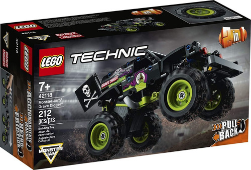 Lego Technic Monster Jam Grave Digger 42118 (212pzs)