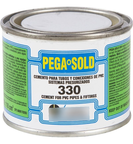 Pega Sold 330 Soldadura Líquida Pvc Alta Presión 1/32 Gal