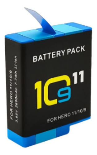 Bateria Compatible Camara Gopro Hero 12 11 10 9 1800mah 3.85