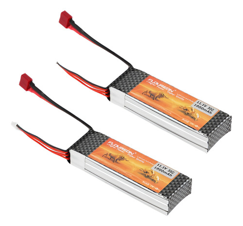 2xfloureon 3s 11.1v 30c 1800mah Batería Lipo Rc Decanos Para