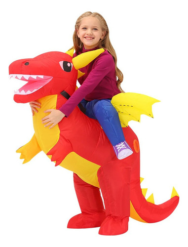 N Disfraz Inflable De Dinosaurio Para Niños, Triceratops,