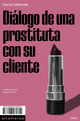 Libro Dialogo De Una Prostituta Con Su Cliente