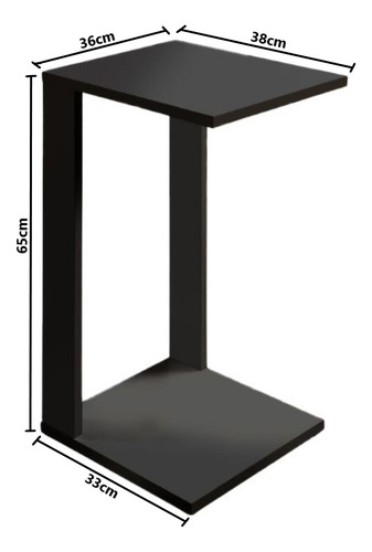 Mesa De Apoio Lateral Para Encaixe No Sofá Vaso Notebook