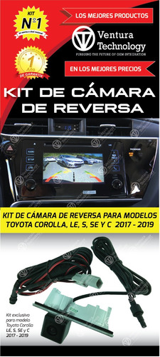 Cámara De Reversa  Para Toyota Corolla S Automatico Año 2017