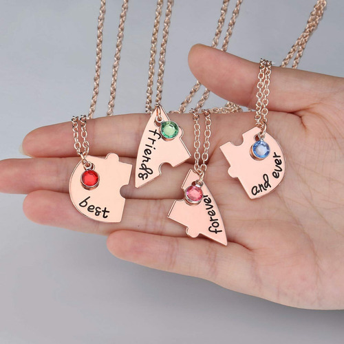Collares De Amistad Para Siempre Dos Corazones A Juego