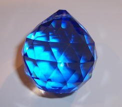 Prisma Bola Cristal Azul 0.787 In