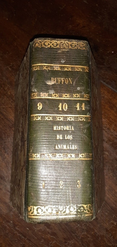 Buffon Animales Tomos 9, 10 Y 11 3 Laminas Color 1841