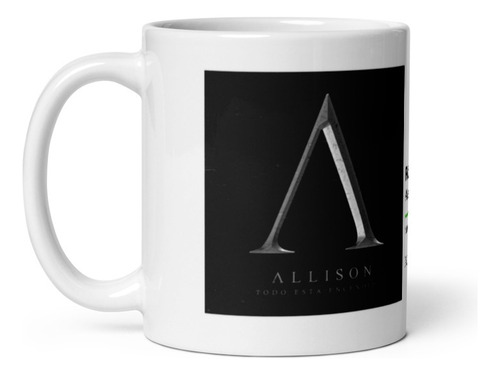 Taza Musical Allison | Rómpase El Vidrio En Caso De Emergen. Taza