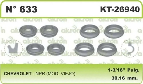 Kit De Goma Cilindro De Freno Npr 1.13/16 Modelo Viejo