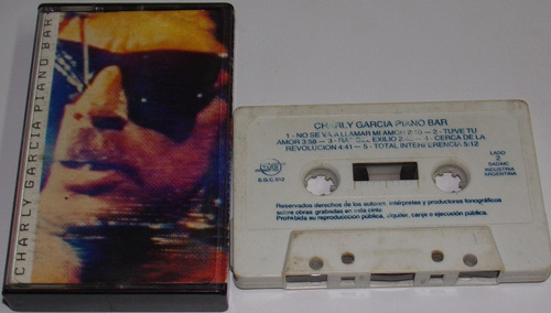 Charly Garcia Piano Bar Cassette  Kktus