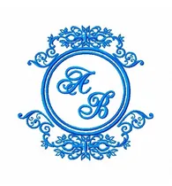 Comprar Brasão Com Alfabeto.. Lindas Matrizes Para Bordados 05