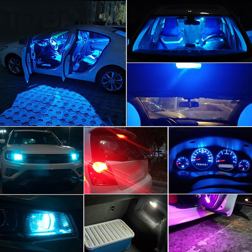 20 Piezas Led T10 Luz De Coche Cob Led Lámpara De De Coche