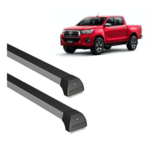 Barras De Techo Transversales Toyota Hilux Revo 2016+