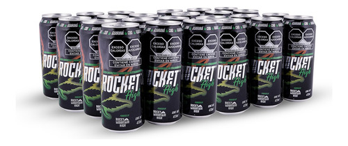 Rocket High Bebida Energizante (24 Pack)