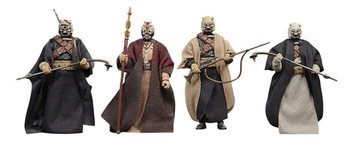 Boneco De Ação Star Wars Tusken Raiders 9,5 Cm, Pacote Com 4