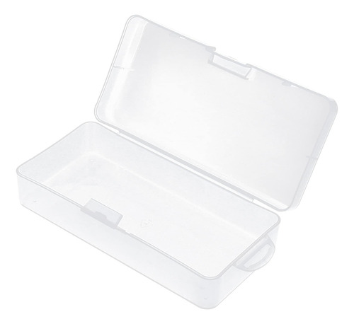 Caja De Almacenamiento Rectangular De Plástico Transparente