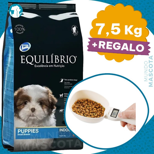 Imagen 1 de 2 de Comida Equilibrio Perro Cachorro Raza Peq 7,5 Kg + Regalo
