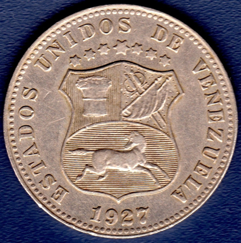 Moneda De 12 1/2 Céntimos 1927 Locha 