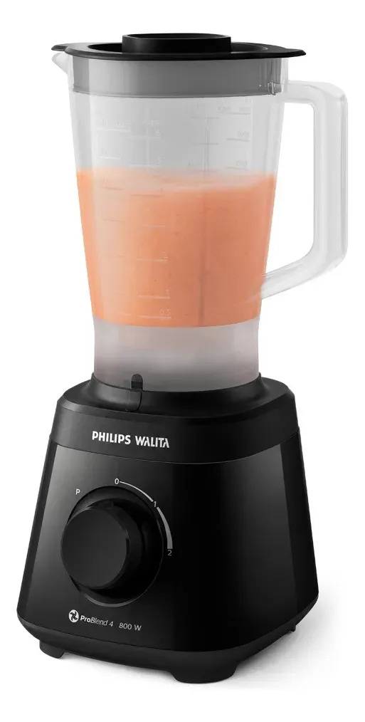 Liquidificador Daily HR2155 Philips Walita Preto 800W