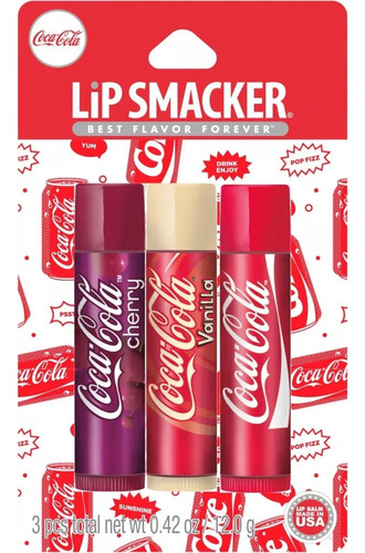Lip Smacker Coca Cola 3 Pack