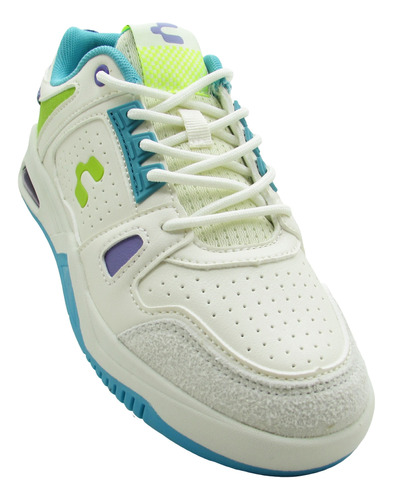 Tenis Charly Polo 1059336 Bco/aqua City Moda Skurban