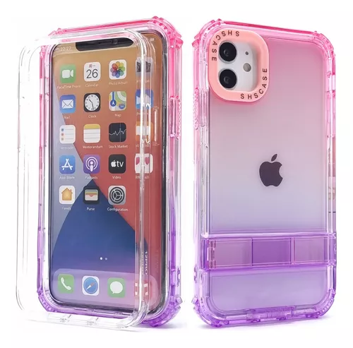 CASE SILICONA IPHONE XR ROSA + MICA DE VIDRIO COMPLETO