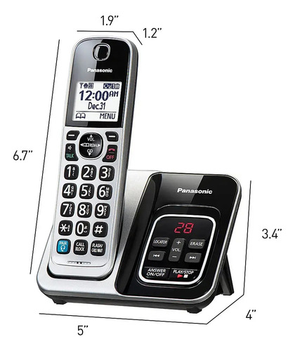 Teléfono Inalámbrico Panasonic Kx-tgd890s