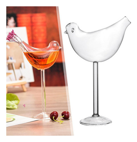 * Vasos Para Bebidas De Cóctel Con Forma De Pájaro Para