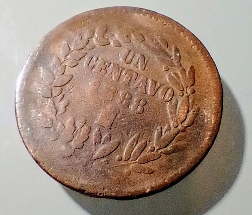 Moneda De Un Centavo Del Año 1888