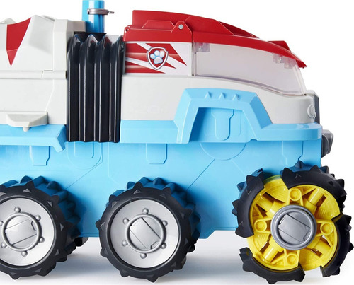 Imagen 5 de 10 de Paw Patrol Dino Rescue Patroller Carro Motorizado Chase Rex