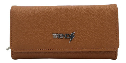 Billetera De Mujer Fichero Trendy Monedero Pu Organizador