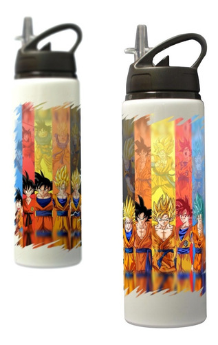 * Botella Deportiva Para Agua Dragon Ball * 750ml Goku