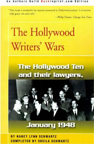 The Hollywood Writers' Wars, De Nancy Lynn Schwartz. Editorial Backinprint Com, Tapa Blanda En Inglés