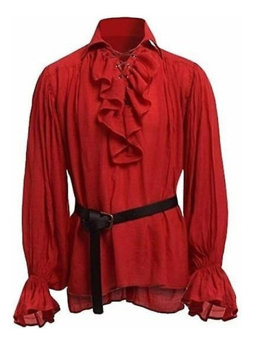 Camisa Para Hombre Túnica Renacentista Medieval