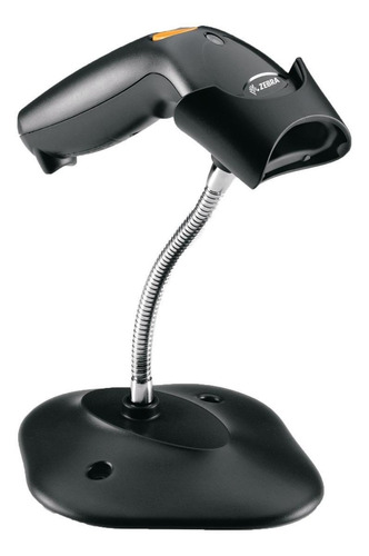 Imagen 1 de 1 de Lector de código de barras con soporte Zebra Symbol LS1203 USB/RS-232 1D 5V twilight black