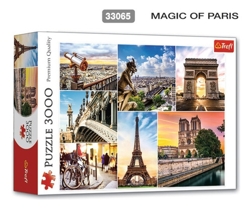 Rompecabezas Trefl Magic of Paris 33065 de 3000 piezas