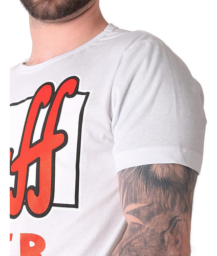 Playera Hombre Moda Camiseta Blanco Simpson 58204840