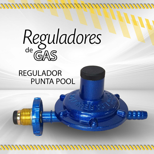 Regulador Para Gas Bombona Punta Pool Azul / 06103