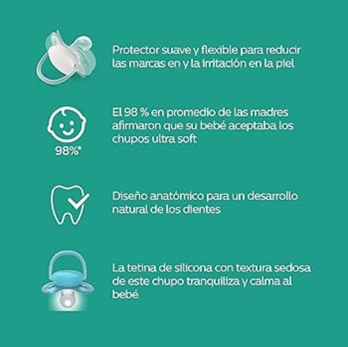 Chupón Philips Avent Individual 6-18 Meses Ultra Soft Air