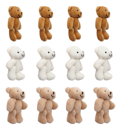 Pequeños Ositos De Peluche, 12 Unidades, Pequeños, Cómodos Y