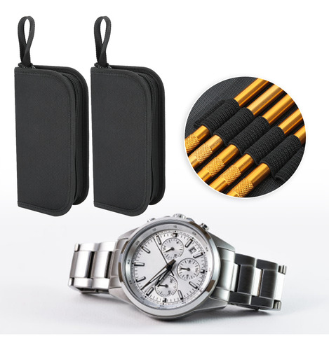 Bolsa De Herramientas De Reparación De Relojes, 2 Piezas, He
